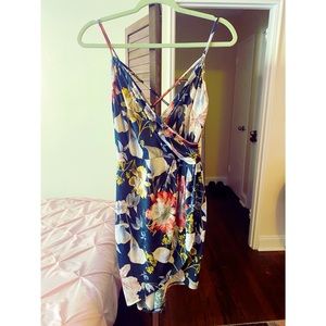 Floral Print Mini Dress